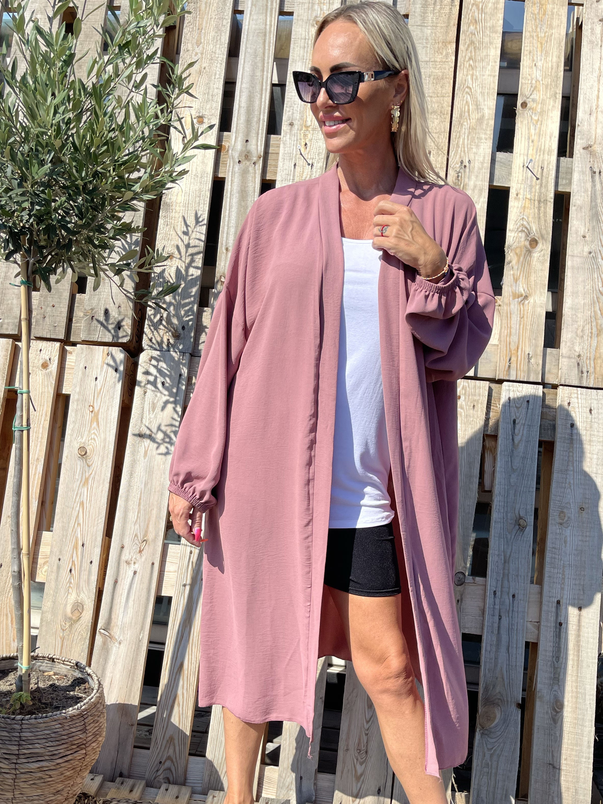 Ellen - Lätt kofta med ballongärmar